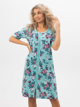 Халат женский, модель 124,трикотаж  (Розалия )