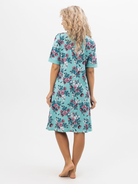 Халат женский, модель 124,трикотаж  (Розалия )