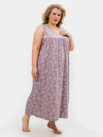 Сорочка ночная женская,мод. 431, трикотаж 60-70 (Иветта, французский серый ) Сорочка ночная женская,мод. 431, трикотаж 60-70 (Иветта, французский серый )