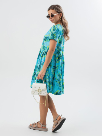 Платье женское, модель 174, трикотаж (Флора)