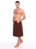 Килт мужской на липучке,100 % хлопок (Шоколад)