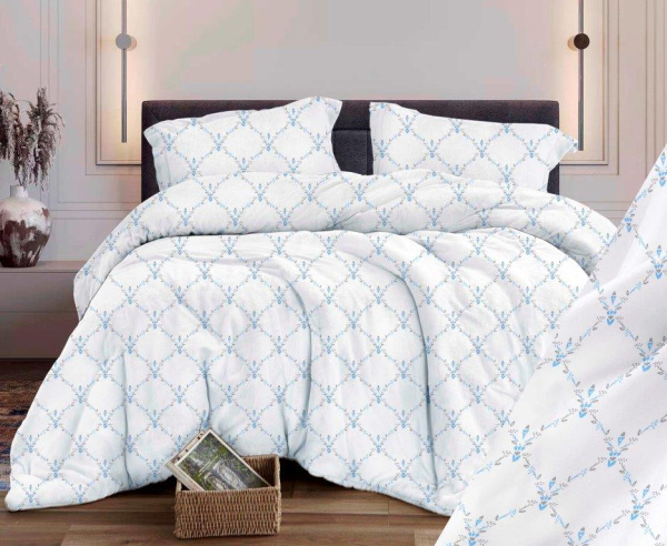 Простыня на резинке 090*200 см, бязь "Комфорт 150 см", борт 25 см (Сонет)