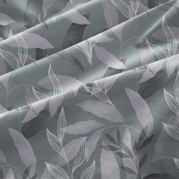 Комплект постельного белья 2-спальный, бязь  ГОСТ (Китос, серый)