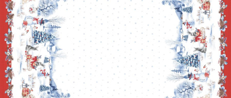 Скатерть 150*180 см, рогожка (Праздник)