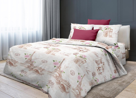 Простыня Евро 240*220 см, бязь ГОСТ (Парижанка)