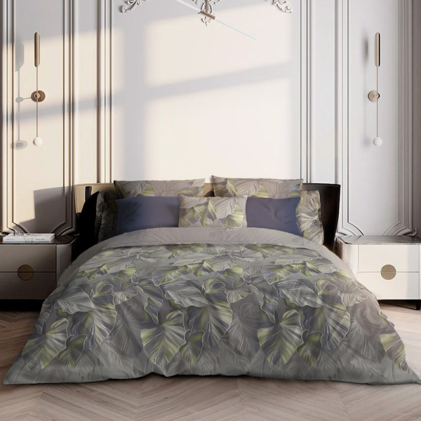 Простыня 2-спальная, перкаль (Лаймовый свет)