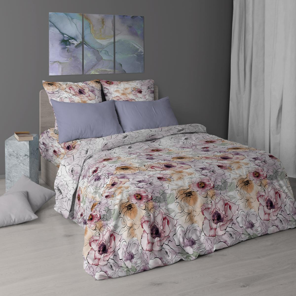 Пододеяльник Евро 200*220 см, перкаль (Глория) Пододеяльник Евро 200*220 см, перкаль (Глория)