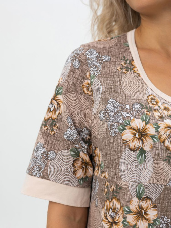 Халат женский, модель 124,трикотаж  (Фантазия)