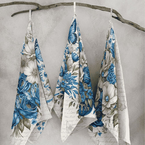 Комплект полотенец 48*60 см, 3 шт., рогожка (Патрисия)