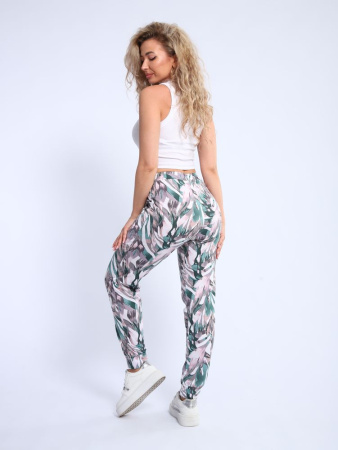 Брюки женские, модель 162, трикотаж (Джунгли)