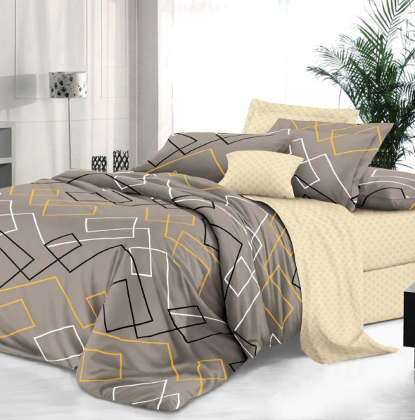 Простыня 1,5-спальная, сатин "Престиж" (Успешный (компаньон))