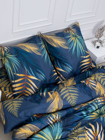 Наволочка 50*70 см, перкаль (Мира, синий)