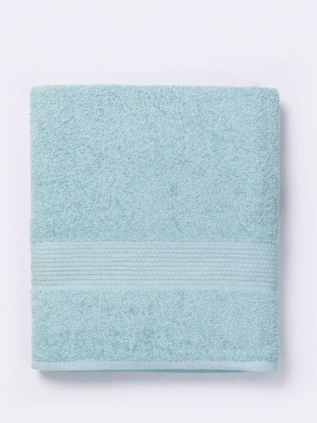 Махровое гладкокрашеное полотенце 70*140 см 460 г/м2 (Ментоловый)