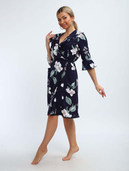 Халат женский, модель 130, трикотаж (Элегия)