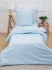Комплект постельного белья 1,5-спальный, бязь "Комфорт" (Виши, голубой)