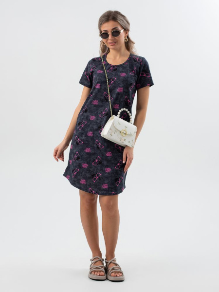 Туника женская, модель 172, трикотаж (Панды)