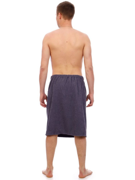 Килт мужской на липучке,100 % хлопок (Серый)