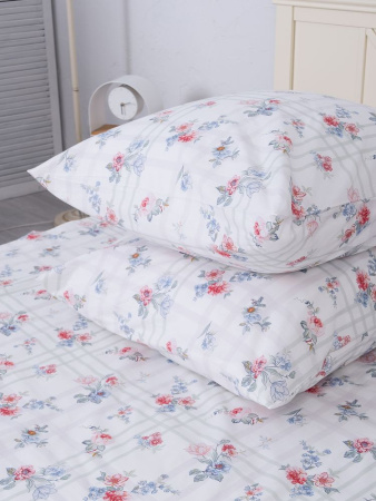 Простыня на резинке 120*200 см, бязь "Люкс", борт 25 см (Юнона)