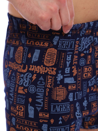 Трусы-боксеры, модель 212, трикотаж (Адам)