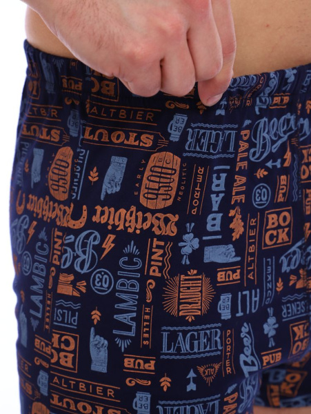 Трусы-боксеры, модель 212, трикотаж (Адам)