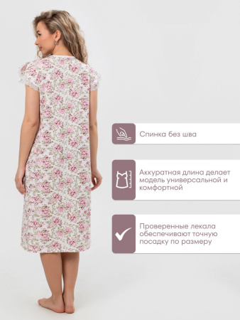 Сорочка ночная женская,мод. 427, трикотаж (Прелесть (розовый))