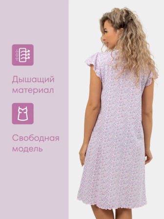 Сорочка ночная женская,мод. 426,трикотаж (Кармен, розовый )