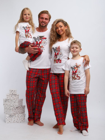 Пижама мужская, модель 218, трикотаж (Новый год)