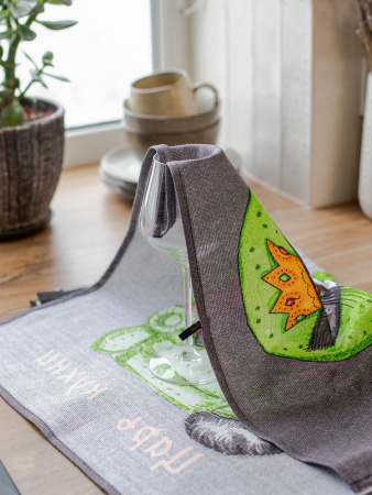 Комплект полотенец 48*60 см, 3 шт., рогожка (Царь кухни)