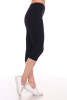 Бриджи женские, модель 163, трикотаж (джерси) (Черный)