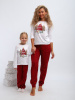 Пижама детская, модель 324, трикотаж (Нарядные ёлочки)