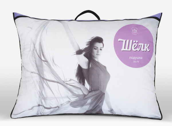 Подушка 50*70 см, наполнитель "Шёлк" Подушка 50*70 см, наполнитель "Шёлк"