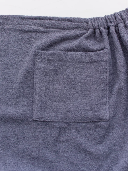 Килт мужской на липучке,100 % хлопок (Серый)