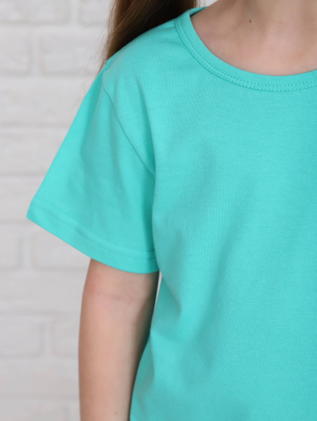 Футболка детская, модель 321, трикотаж (Мята)