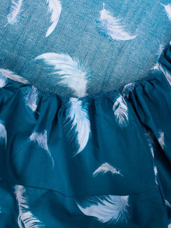 Простыня на резинке 120*200 см, перкаль, борт 25 см (Нежный сон)