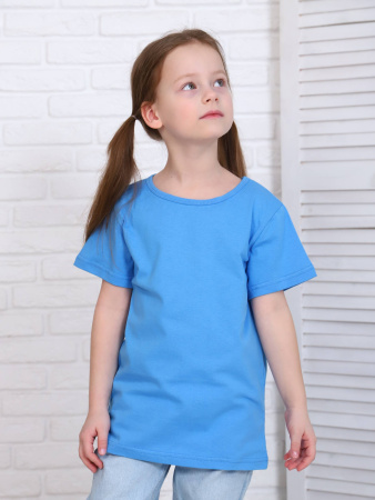 Футболка детская, модель 321, трикотаж (Василек)