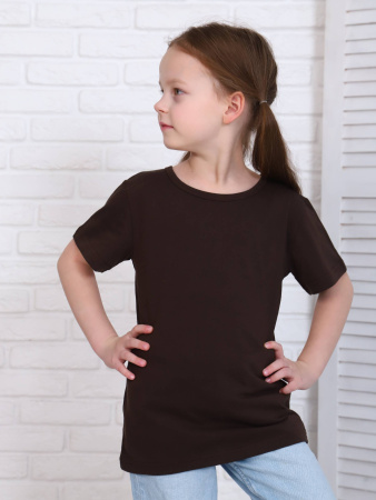 Футболка детская, модель 321, трикотаж (Шоколад )
