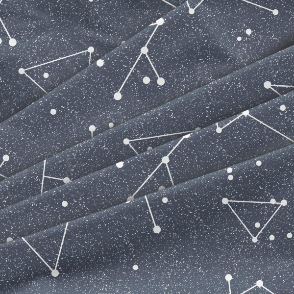 Простыня 2-спальная, перкаль (Звездное небо)