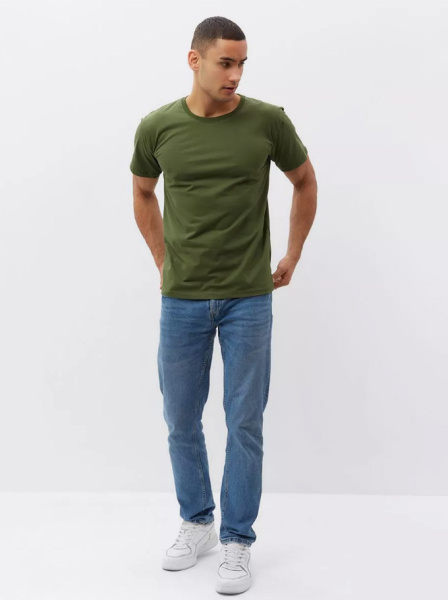 Футболка мужская, модель 214, трикотаж (Хаки)