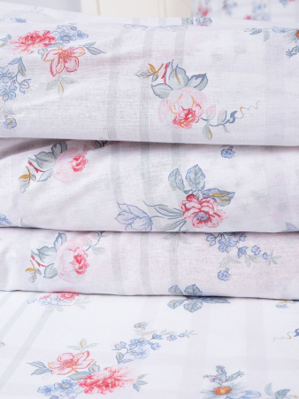 Простыня на резинке 120*200 см, бязь "Люкс", борт 25 см (Юнона)