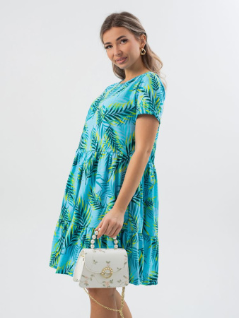 Платье женское, модель 174, трикотаж (Флора)