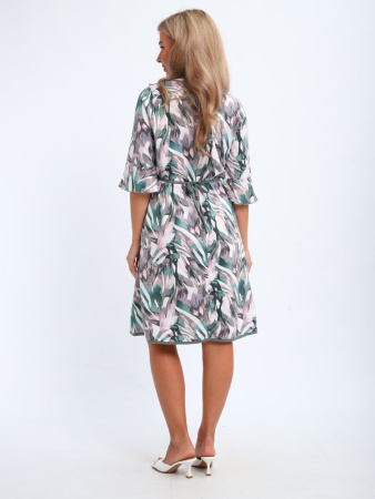 Халат женский, модель 130, трикотаж (Джунгли)