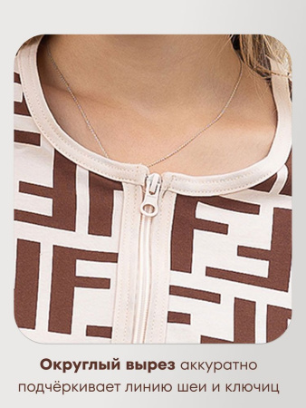 Халат женский, модель 124,трикотаж  (Лабиринт)