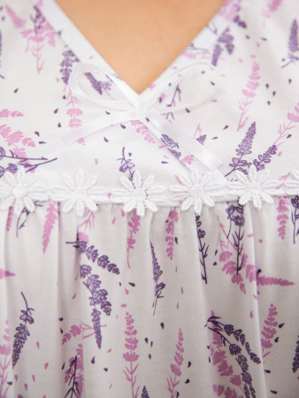 Сорочка ночная женская,мод. 431, трикотаж 60-70 (Лаванда)