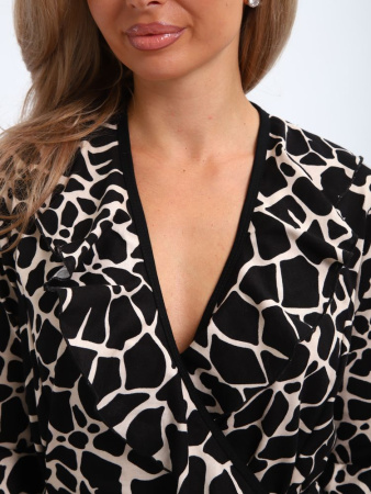 Халат женский, модель 130, трикотаж (Жираф)