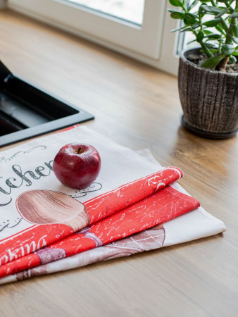 Комплект полотенец 48*60 см, 3 шт., рогожка (Матильда)