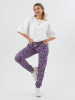 Брюки женские, модель 162, трикотаж (Лео, сиреневый)