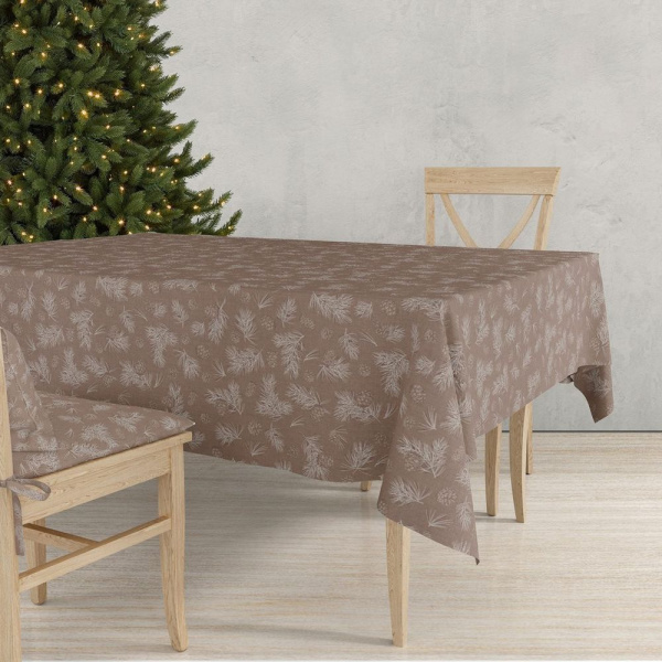 Скатерть 150*180 см, рогожка (Шишкин лес)