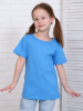 Футболка детская, модель 321, трикотаж (Василек)
