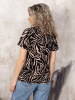 Футболка женская, модель 137, трикотаж (Зебра)