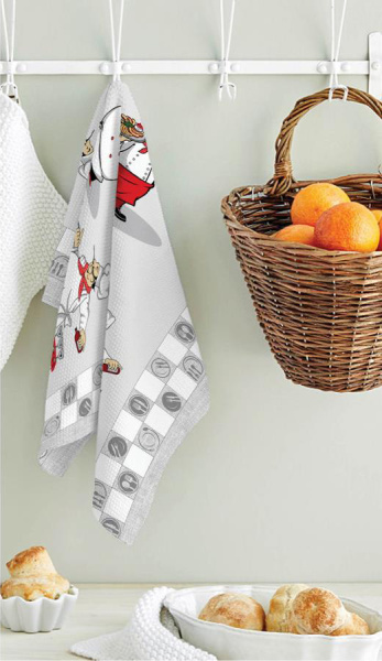Полотенце 50*60 см вафельное (Рататуй)